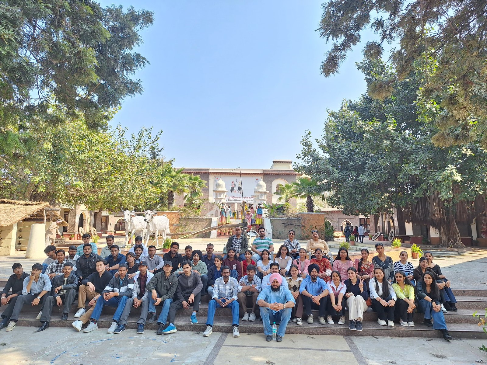 Trip to the Dharohar Museum, Kurukshetra — February 20, 2026.